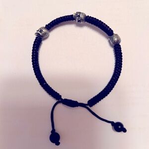 David Yurman Woven SKULL Bead Bracelet
